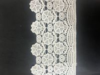Ruban de couture tressé en polyester écologique vintage, 25 mm, avec dentelle à sequins, pour foulards, carnaval et vêtements catholiques