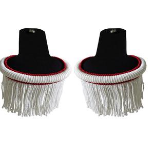 Nouvelles épaulettes en fil de bullion, franges dorées, uniformes de fanfare - Product Image 1