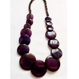 Collar de Cuentas de Resina Elegante Más Vendido para Cumpleaños, Bodas y Aniversarios, Disponible a Precio de Fábrica - Product Image 1