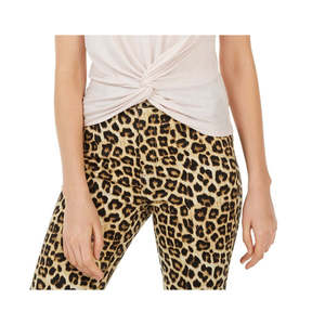 Top casual rosa extra small da bambina Love Fire con design metallico attorcigliato sul davanti - Product Image 3