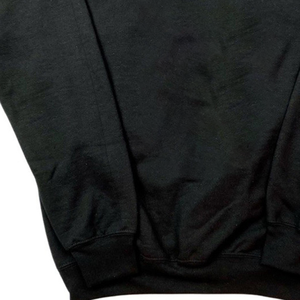 Sudadera negra de manga larga personalizada para mujer, ropa OEM personalizada con diseño impreso bordado y logotipo frontal - Product Image 6