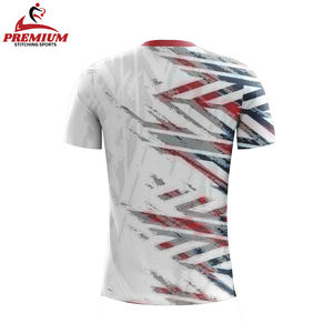 Venta al por mayor de fábrica, sublimación personalizada, deportes informales, equipo de fútbol, camiseta de calidad, versión de jugador, Conjunto de camiseta de fútbol con estilo superior - Product Image 2