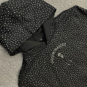 เสื้อสไตล์สตรีทแวร์ผ้าฝ้าย100% เทอร์รี่เฮฟวีเวต2025พลอยเทียมออกแบบได้ตามต้องการแบรนด์ของคุณ - Product Image 4