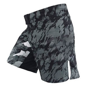 Short MMA Taille élastique Style décontracté avec séchage rapide et respirant Motif solide-Personnalisable - Product Image 5