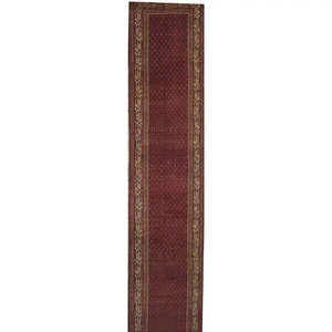 Alfombra de Lana con Diseño Vintage Refinado, Textil Artesanal de Lujo, Decoración de Piso para Interiores de Hogar Tradicional, Elegante Adorno - Product Image 1