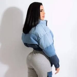 2024 Women's Fashionable <b>Sheep</b> <b>Skin</b> Outdoor Winter Puffer <b>Jacket</b> Breathable Canvas Long Knitted Pocket Autumn Street Wear XL - Product Image 4