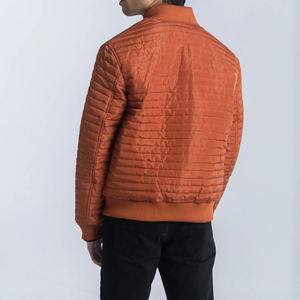 Chaquetas Bomber Casuales con Cuello Alto y Cremallera para Hombre, Otoño, al por Mayor, Chaquetas Lavadas para Exteriores - Product Image 5