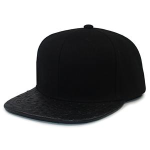 LLU Casquette de baseball pour hommes, couleur unie, 6 panneaux en cuir PU - Product Image 1