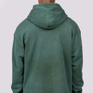 เสื้อฮู้ดดี้โลโก้สั่งทำ ผ้าหนา 400-500 GSM ทรงโอเวอร์ไซส์ ไหล่ตก ผ้าฟลีซสำหรับฤดูหนาว ผ้าเฟรนช์เทอร์รี่แบบวอช กระเป๋าเสื้อ 100% - Product Image 3