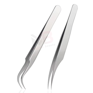 แหนบต่อขนตาเคลือบพลาสมา ดีไซน์ใหม่ล่าสุด จับถนัดมือ คุณสมบัติใหม่  รับทำโลโก้ - Product Image 6