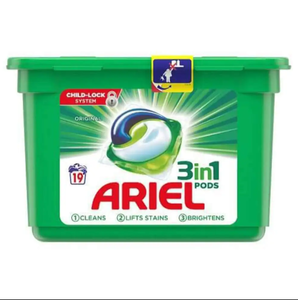 Ariel 3 en 1 Pods Regular - 19 Lavados - Product Image 1