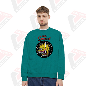 Sweat-shirt pour homme ultra doux personnalisé, de qualité supérieure, uni, en coton molletonné avec des fibres de polyester, pour la saison hivernale - Product Image 2