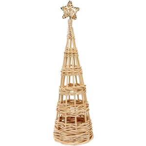 ต้นคริสต์มาสมีล้อสำหรับเด็กอายุ5ถึง7ปีของตกแต่งหวาย - Product Image 1