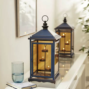 Farol de Ramadán de Metal Hecho a Mano Artístico para Cestas de Regalo que Agrega Belleza y Significado Cultural - Product Image 1