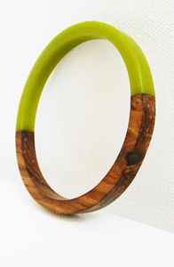 Handmade Square Wooden <b>Wristband</b> Vintage Boho Chunky Bangles for Men and Women Design Inspired Fashion Jewelry - Product Image 2