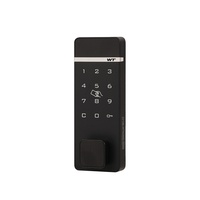 Meuble intelligent personnalisable avec clavier numérique RFID noir, armoire de rangement à mot de passe, serrure de casier à carte, compatible Tuya en option