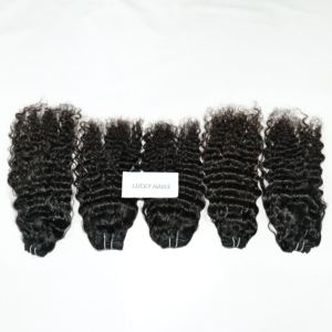 Paquetes de cabello indio sin procesar Extensiones de cabello humano natural alineadas con cutícula Estilos de onda profunda y onda suelta Proveedor de confianza - Product Image 3