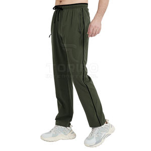 Pantalones de hombre con cordón y logotipo personalizado al por mayor, pantalones holgados con impresión de logotipo personalizado para hombre - Product Image 3