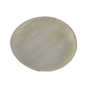 Fabricante indio 100% Vajilla desechable de hoja de palma natural Platos redondos de hoja de palma biodegradables para fiesta - Product Image 1