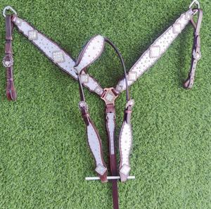 Juego de tachuelas de nailon de alta calidad, Set Occidental para la cabeza y el pecho, caballo - Product Image 5