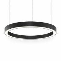 Éclairage LED annulaire pour bureau à plan ouvert, suspension de 800 mm, lampe sans soudure, zone de travail moderne