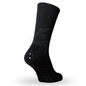 ถุงเท้ากีฬาสำหรับลูกเรือดีไซน์ใหม่พร้อมโลโก้ด้านล่างทำจากผ้าฝ้ายกันลื่นทนทานต่อการฉีกขาด - Product Image 2