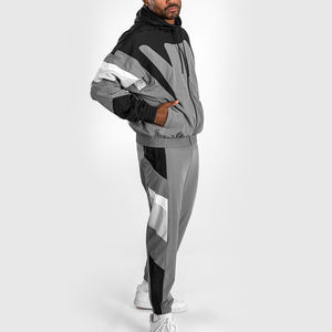 Conjunto de Chándal Cortavientos Personalizado para Hombre al por Mayor, Chaqueta Deportiva de Poliéster/Nylon con Cremallera, Estilo Urbano Ligero para Hombre - Product Image 6