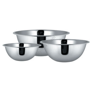 Bol mélangeur profond en gros en acier inoxydable ensemble de 3 pièces - Product Image 2
