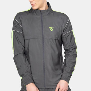 Survêtement de sport d'hiver de haute qualité, respirant, à séchage rapide, coupe-vent, chaud, taille plus, 100% polyester, service OEM pour hommes - Product Image 5