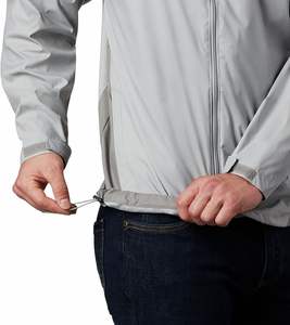 Chaqueta Impermeable con Capucha para Hombre, Talla Grande, Transpirable, Cortavientos, con Cremallera, para Ciclismo, Senderismo, Verano - Product Image 3