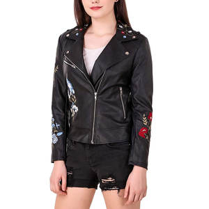 Veste bomber pour femme en cuir véritable et daim personnalisée en gros avec logo personnalisé, respirante, imprimée, couleur marron - Product Image 3