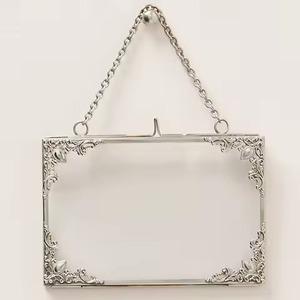 Gold Double <b>Glass</b> <b>Photo</b> <b>Frame</b> Custom Sizes gold Vintage <b>Glass</b> Wall Hanging Modern Decorative Use - Product Image 6