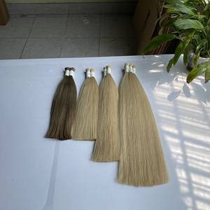 Vente en gros 100% cheveux indiens bruts, en vrac, fournisseurs de cheveux non traités, paquets vierges en vrac, Extension de cheveux humains doublement tirés - Product Image 6