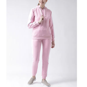 <b>Pink</b> Color Women Tracksuit Street Wear New Arrival Women Track <b>Suit</b> for Adult Custom Casual 100% Cotton Sweat <b>Suit</b> <b>Ladies</b> - Product Image 1