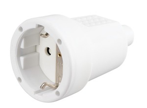 Base pneumatica in gomma bianca 16A 250V (Simon CL524108) - Product Image 1