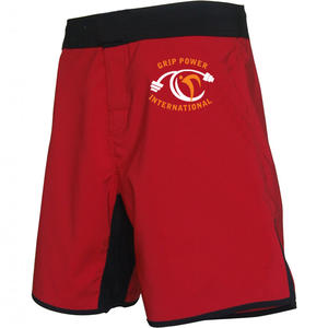 กางเกงขาสั้นเล่นยิมของผู้ชายกางเกงขาสั้นผ้ายืด4ทางแห้งเร็วระบายอากาศแบบลำลองพิมพ์ลายเรขาคณิตโลโก้ได้ตามต้องการ - Product Image 2