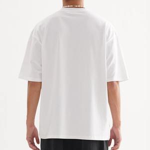 เสื้อผ้าถักน้ำหนักมากสั่งทำขายส่ง ผ้าฝ้าย 100% เป็นมิตรกับสิ่งแวดล้อม แห้งเร็ว คุณภาพสูง แบบเรียบ ล้างสีแบบแอซิดวอช ทรงโอเวอร์ไซส์ สไตล์วินเทจ - Product Image 5