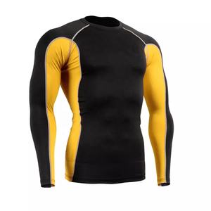 Chemises de compression à manches longues pour hommes, à séchage rapide, fabricant Direct - Product Image 5