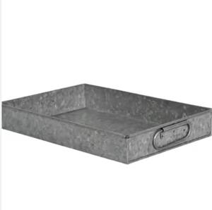 Hammered Gold Metal Serving Tray Rectangular Decorative Accent Tray - Product Image 6