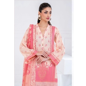 Nouvel arrivage de Salwar Kameez, indien pakistanais, robes de pelouse imprimées non cousues, costume de haute qualité, mode pelouse pour femmes, 3 pièces - Product Image 3