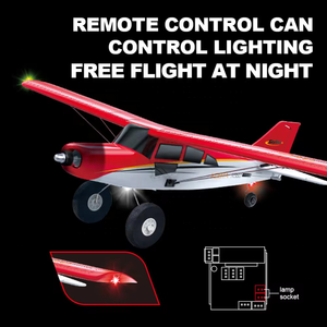 SJY-QIDI-560 Aeromodello RC Fuoristrada 4CH Piccolo Aereo Telecomandato con Luci, Motore Brushless, Kit di Montaggio per Principianti, Giocattolo Volante - Product Image 5