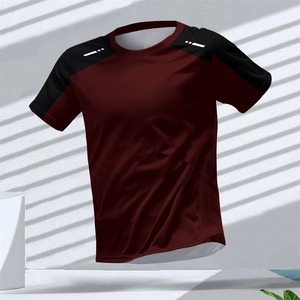 Venta caliente nueva camiseta para adultos transpirable de secado rápido ropa de Fitness para correr al aire libre deportes ropa Casual patrón impreso - Product Image 4