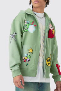 Sudaderas con Capucha de Algodón MLI Fear de Alta Calidad para Hombre, Estilo Urbano, Hip Hop, con Estampado de Letras de Dios, Moda Casual - Product Image 2