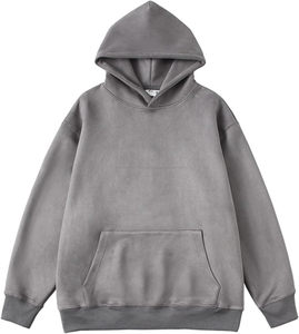 Sweat-shirt de luxe à col montant, de haute qualité, en coton biologique lourd, sweat-shirt à logo personnalisé, sweat-shirt à col rond surdimensionné - Product Image 2