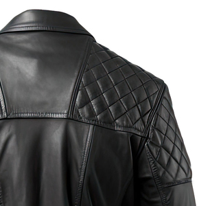 Veste en cuir véritable élégante et de haute qualité pour homme, confortable, décontractée, style streetwear pour l'hiver, vente en gros pour motards - Product Image 5