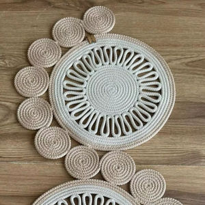 Best Selling Round Placemat Seagrass for Dining <b>Table</b> <b>Table</b> <b>Decor</b> <b>Christmas</b> Seagrass Placemats OEM Placemats From Vietnam - Product Image 1