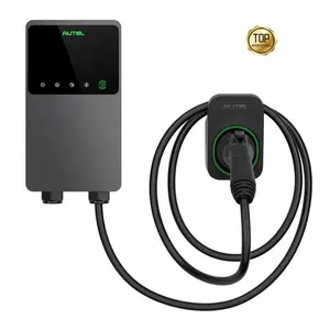 Autel pengisi daya EV portabel cerdas untuk penggunaan rumah pengisi daya AC EV 50A untuk mobil listrik id4 zeekr byd EV stasiun pengisi daya