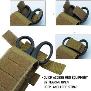 กระเป๋าสายรัดตัดด้วยเลเซอร์กระเป๋ายุทธวิธีไนลอนพร้อมช่องเสียบปากกาสำหรับงานหนักกลางแจ้งอรรถประโยชน์การบาดเจ็บขนาดเล็ก - Product Image 5