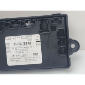 Unità di Controllo Porta Anteriore Sinistra Mercedes Classe S W221 5a Serie A2219007301 (05>13) - Product Image 2