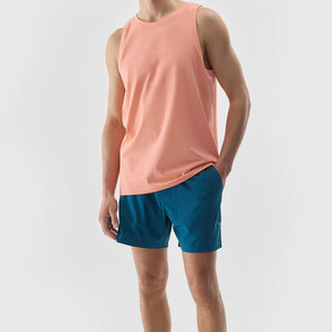 2026 New Design Men's <b>Workout</b> <b>Tank</b> <b>Top</b> Breathable Knitted Gym Wear for Fitness Bodybuilding Loose Style - Product Image 2
